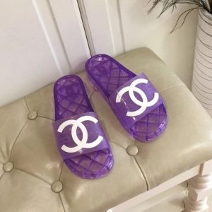 Replica Designer Chanel Women Plus Size Summer Beach Slippers