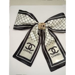 Replica Designer Chanel Women Rhinestone Bow Tie Brooch