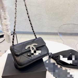 Replica Designer Chanel Women Rhombus Embroidery Chain Bag