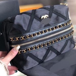 Replica Designer Chanel Women Silk Large Lingge Chain Bag
