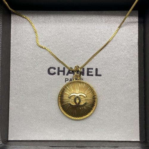 Replica Designer Chanel Women Simple All-Match Solid Color Necklace