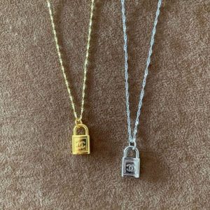 Replica Designer Chanel Women Simple Double C Letters Chain Necklace