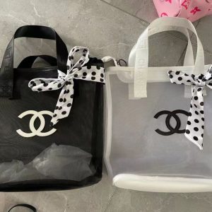 Replica Designer Chanel Women Simple Large Mesh Handbag Bag