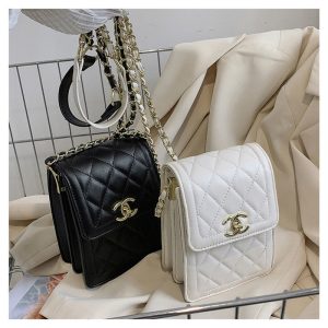 Replica Designer Chanel Women Simple Solid Color Square Bag