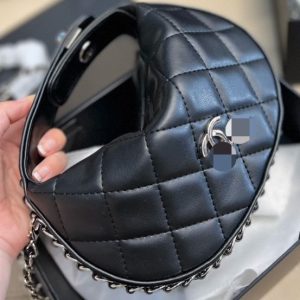 Replica Designer Chanel Women Solid Color Sheepskin Rhombus Chain Bag