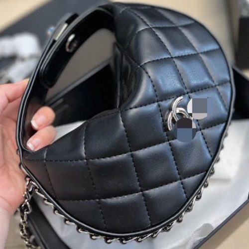 Replica Designer Chanel Women Solid Color Sheepskin Rhombus Chain Bag