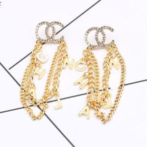 Replica Designer Chanel Women Star Fashion Tassel Earrings