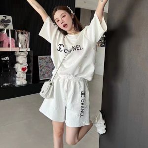 Replica Designer Chanel Women'S Fashion Jacquard Two-Piece Set