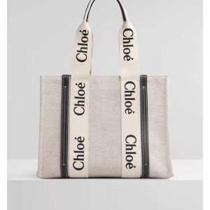 Replica Designer Chloe Summer Large-Capacity Canvas Tote Bag