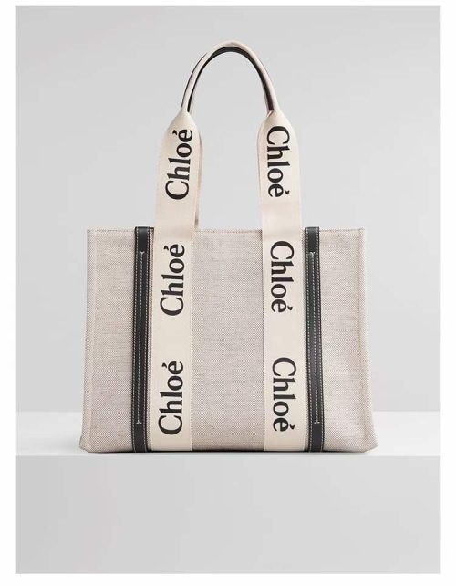 Replica Designer Chloe Summer Large-Capacity Canvas Tote Bag