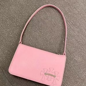 Replica Designer Chrome Heart Cross Design Underarm Bag