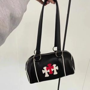 Replica Designer Chrome Heart Fashion Cross Bowling Hand Bag