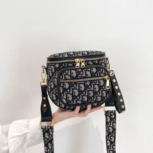 Replica Designer Dior Fashion Alphabet Letter Canvas Shoulder Bag