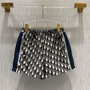 Replica Designer Dior Fashion Alphabet Print Casual Beach Shorts