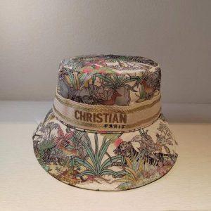 Replica Designer Dior Fashion Floral Print Bucket Hat