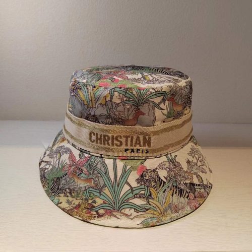 Replica Designer Dior Fashion Floral Print Bucket Hat