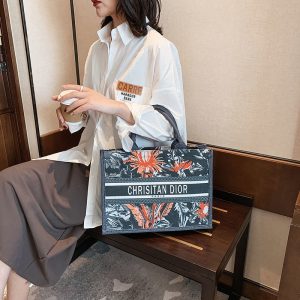 Replica Designer Dior Fashion Floral Print Tote Bag