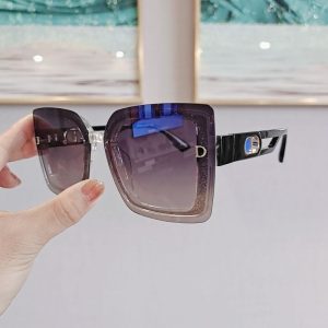 Replica Designer Dior Fashion Large Frame Hollow Sunglasses