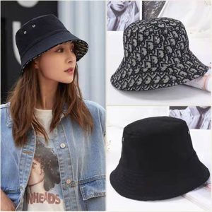 Replica Designer Dior Fashion Letter Print Bucket Hat