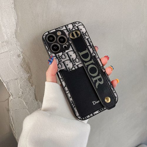 Replica Designer Dior Fashion Letter Print Stand Phone Case