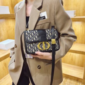 Replica Designer Dior Fashion Metal Alphabet Shoulder Bag