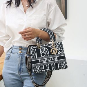 Replica Designer Dior Fashion Monogram Print Diana Bag
