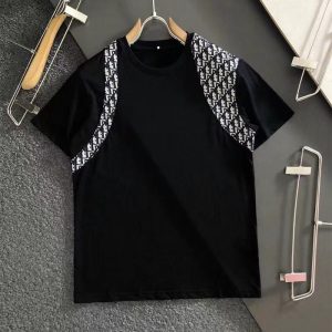 Replica Designer Dior Fashion Patchwork Crew Neck T-Shirt
