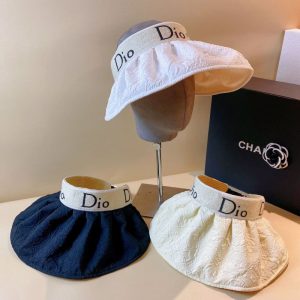 Replica Designer Dior Fashion Patchwork Sun Hat