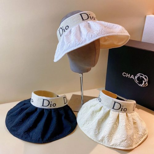 Replica Designer Dior Fashion Patchwork Sun Hat