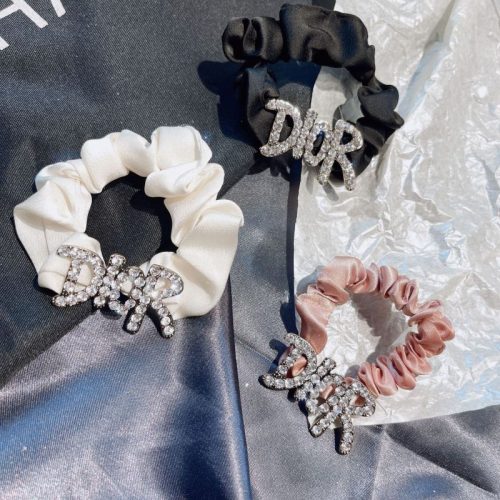 Replica Designer Dior Fashion Rhinestone Letter Hair Band