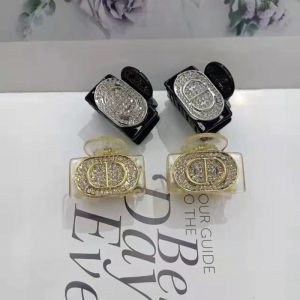 Replica Designer Dior Fashion Rhinestone Letter Mini Grab Clip