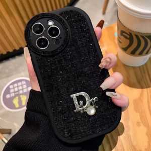 Replica Designer Dior Fashion Rhinestone Phone Case