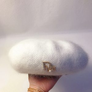 Replica Designer Dior Fashion Solid Color Plush Knitted Hat