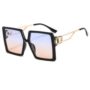 Replica Designer Dior Fashion Square Cutout Sunglasses