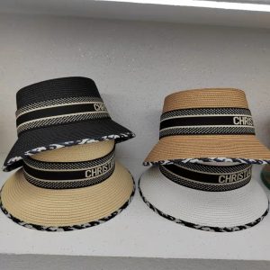 Replica Designer Dior Fashion Straw Beach Sun Hat