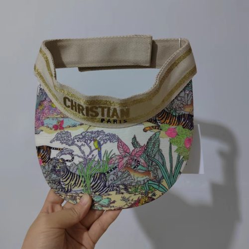 Replica Designer Dior Fashion Tiger Print Sun Hat