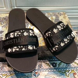 Replica Designer Dior Fashion Velcro Flat Slippers