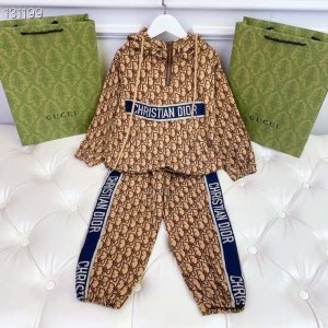 Replica Designer Dior Kids Casual Hoodie + Trousers Two-Piece Set