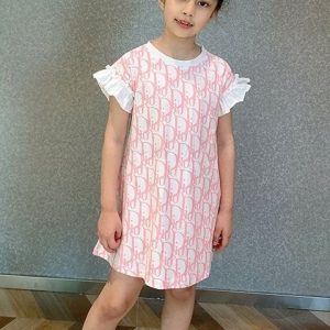 Replica Designer Dior Kids Casual Ruffle Dress
