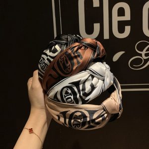 Replica Designer Dior Knotted Headband wear