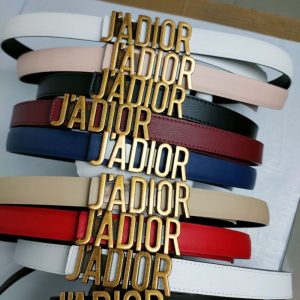 Replica Designer Dior Leather Fashion Slim Belt