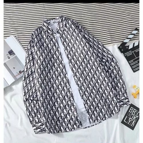 Replica Designer Dior Men'S Fashion Long Sleeve Shirt