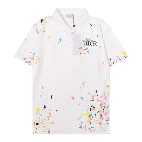 Replica Designer Dior Men'S Short Sleeve Polo Shirt