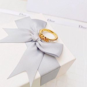 Replica Designer Dior Rhinestone Ring