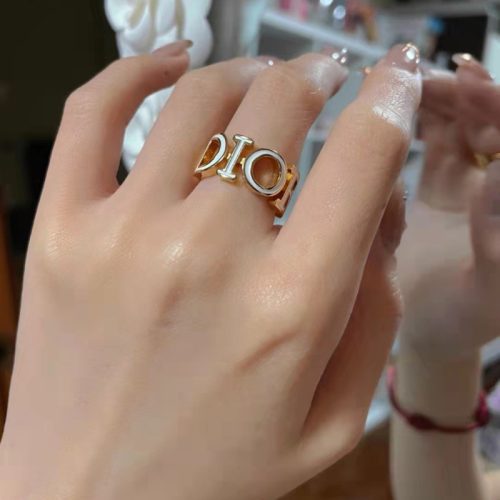 Replica Designer Dior Simple Letter Open Ring