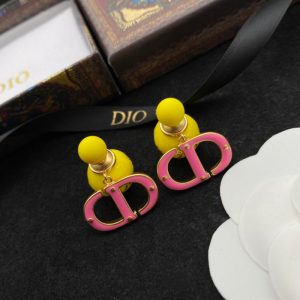 Replica Designer Dior Simple Multicolor Imitation Pearl Earrings