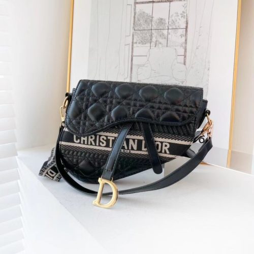 Replica Designer Dior Women Fashion Contrast Color Shoulder Bag
