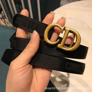 Replica Designer Dior Women Fashion Metal Buckle Belt