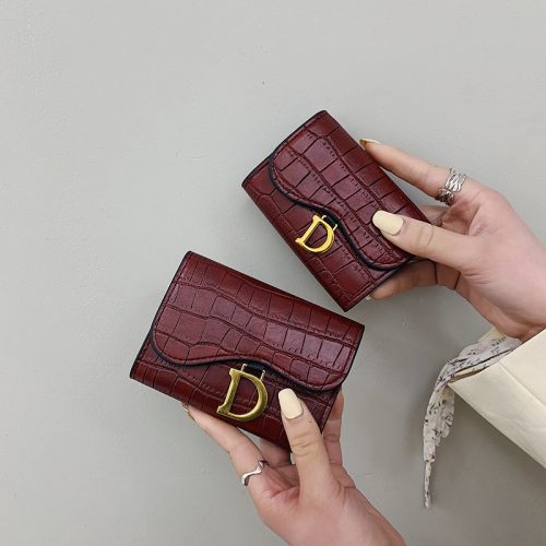 Replica Designer Dior Women Retro Folding Wallet