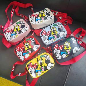 Replica Designer Disney Mickey Cartoon Pattern Kids Bag